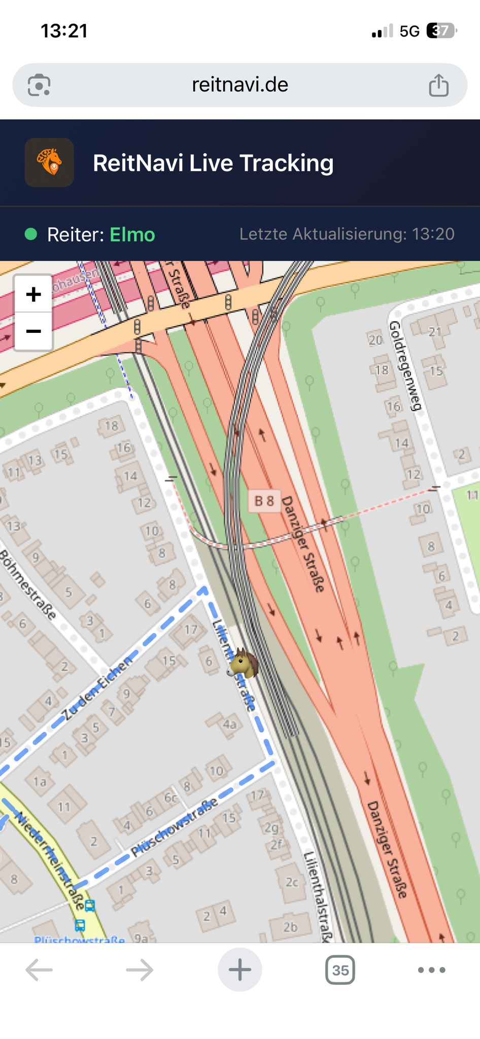 RuiterNavi GPS-tracking - Opname van je ritten